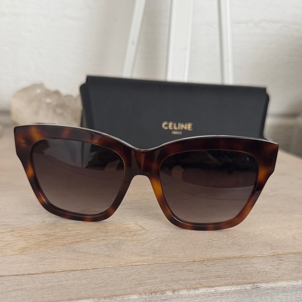 Celine Brown Tortoise Sunglasses